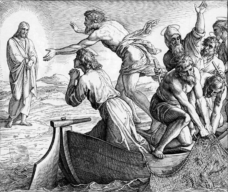 иллюстрация к библии ЕВАГЕЛИЕ ОТ ИОАННА глава 21