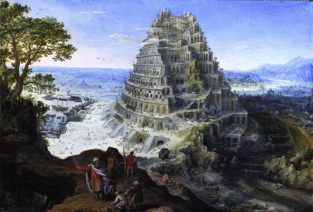 вавилонская башня картина